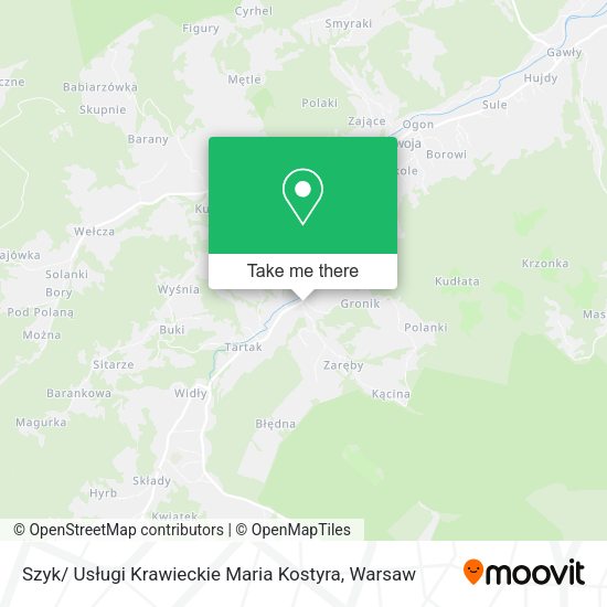 Szyk/ Usługi Krawieckie Maria Kostyra map