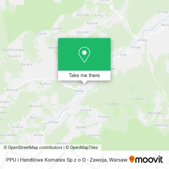 Карта PPU i Handlowe Komatex Sp z o O - Zawoja