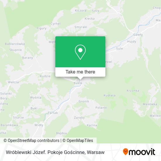 Wróblewski Józef. Pokoje Gościnne map