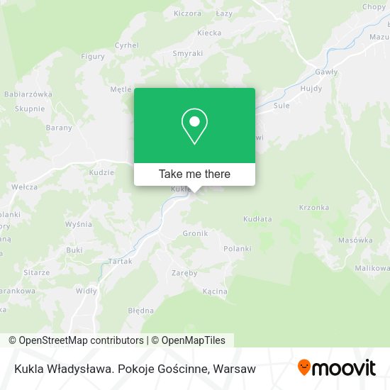 Kukla Władysława. Pokoje Gościnne map