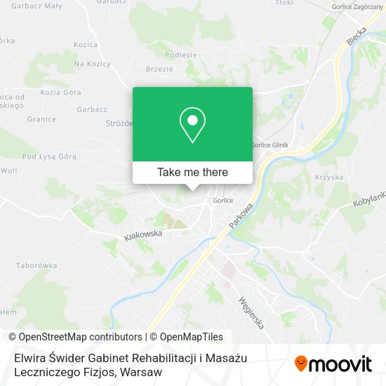 Elwira Świder Gabinet Rehabilitacji i Masażu Leczniczego Fizjos map