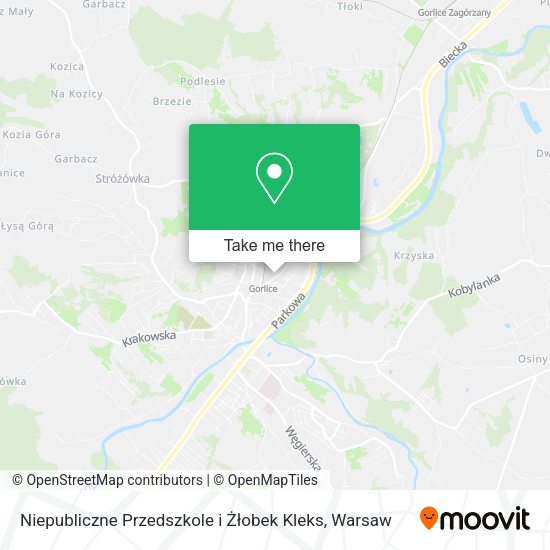 Niepubliczne Przedszkole i Żłobek Kleks map