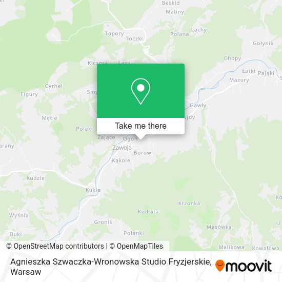 Agnieszka Szwaczka-Wronowska Studio Fryzjerskie map