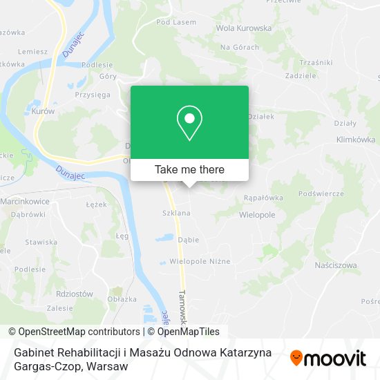 Gabinet Rehabilitacji i Masażu Odnowa Katarzyna Gargas-Czop map