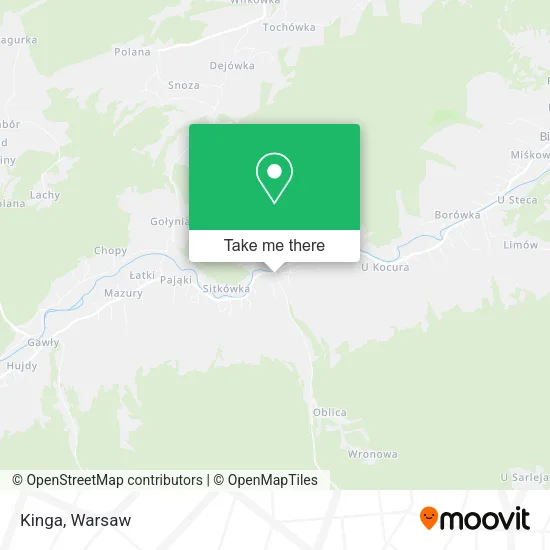 Карта Kinga