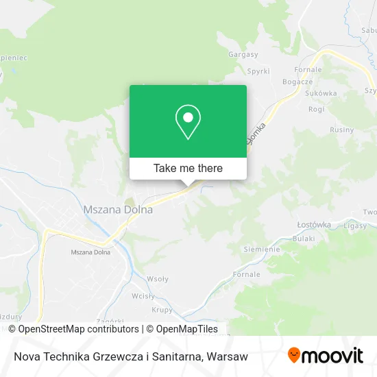 Карта Nova Technika Grzewcza i Sanitarna