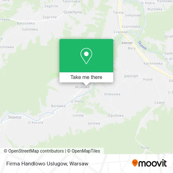 Карта Firma Handlowo Uslugow