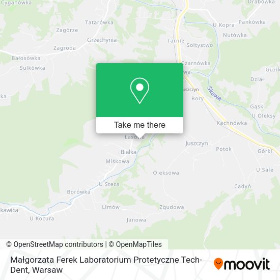 Małgorzata Ferek Laboratorium Protetyczne Tech-Dent map