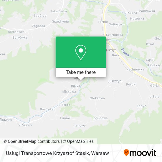 Usługi Transportowe Krzysztof Stasik map