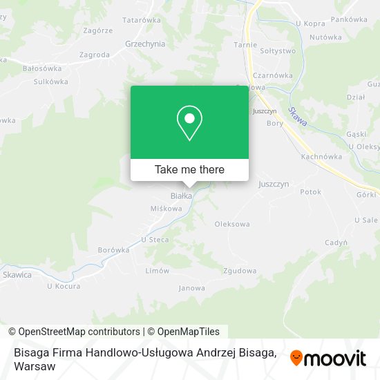 Bisaga Firma Handlowo-Usługowa Andrzej Bisaga map