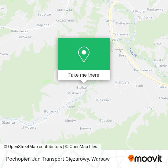 Pochopień Jan Transport Ciężarowy map