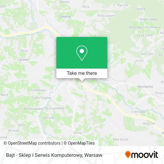 Bajt - Sklep i Serwis Komputerowy map