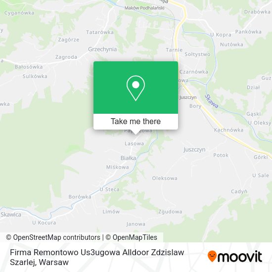 Firma Remontowo Us3ugowa Alldoor Zdzislaw Szarlej map