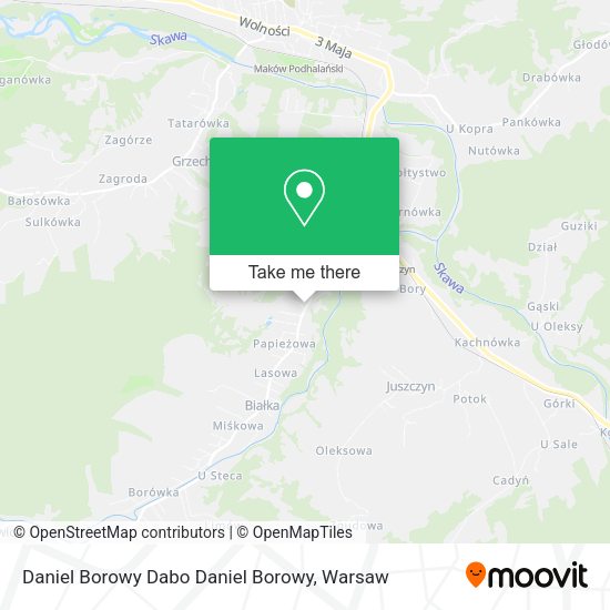 Daniel Borowy Dabo Daniel Borowy map