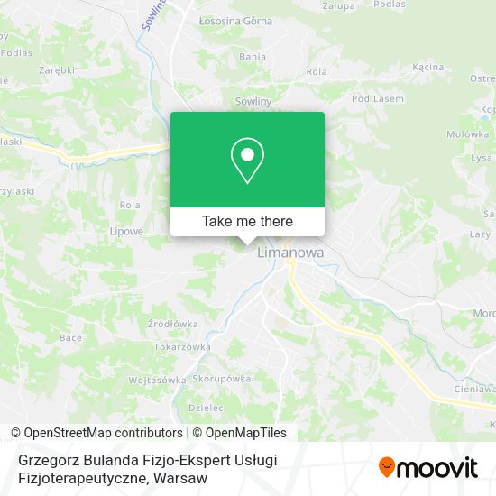 Grzegorz Bulanda Fizjo-Ekspert Usługi Fizjoterapeutyczne map