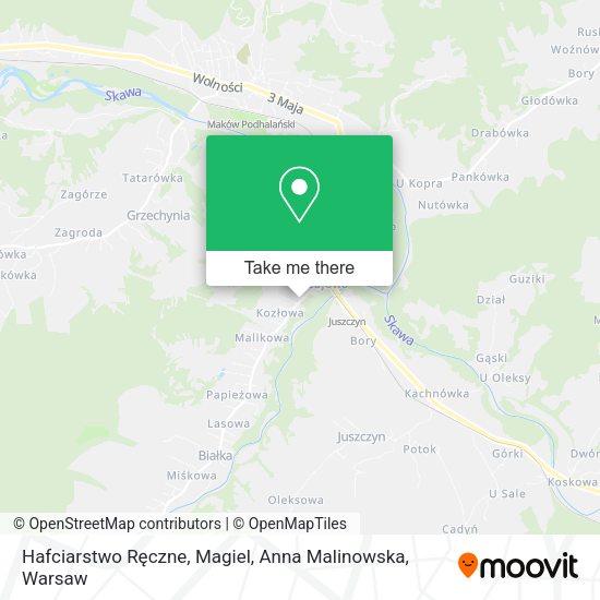 Hafciarstwo Ręczne, Magiel, Anna Malinowska map