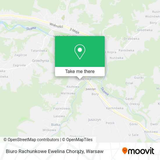 Biuro Rachunkowe Ewelina Chorąży map