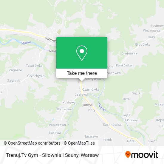 Trenuj.Tv Gym - Siłownia i Sauny map