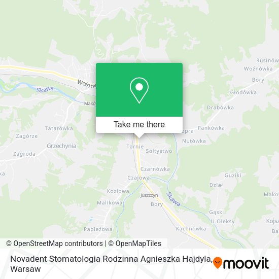 Novadent Stomatologia Rodzinna Agnieszka Hajdyla map