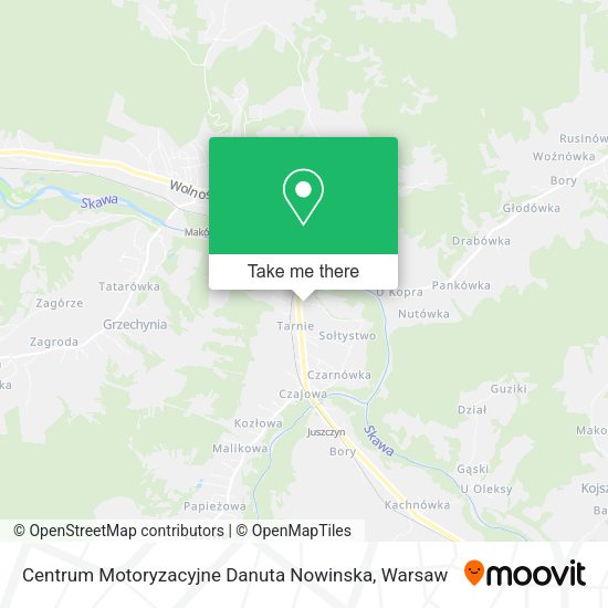 Centrum Motoryzacyjne Danuta Nowinska map