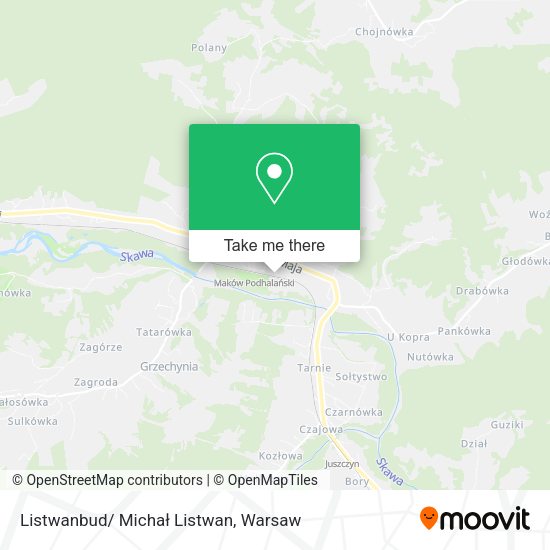 Listwanbud/ Michał Listwan map