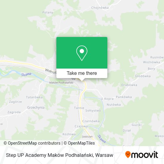 Карта Step UP Academy Maków Podhalański