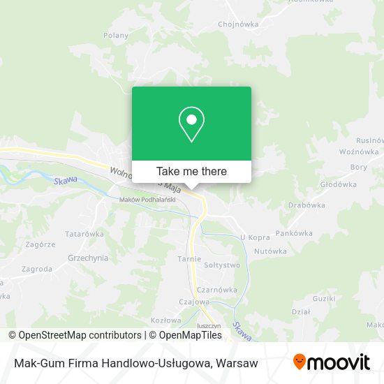 Mak-Gum Firma Handlowo-Usługowa map