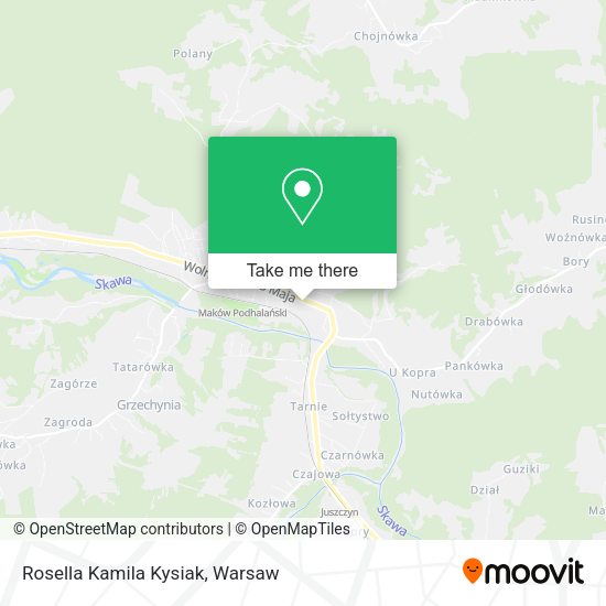 Rosella Kamila Kysiak map