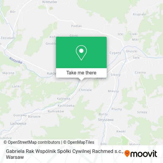 Gabriela Rak Wspólnik Spółki Cywilnej Rachmed s.c. map