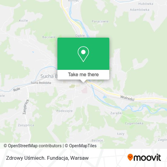 Zdrowy Uśmiech. Fundacja map