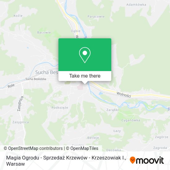 Magia Ogrodu - Sprzedaż Krzewów - Krzeszowiak I. map