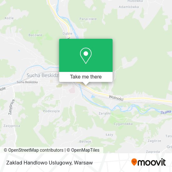 Zaklad Handlowo Uslugowy map