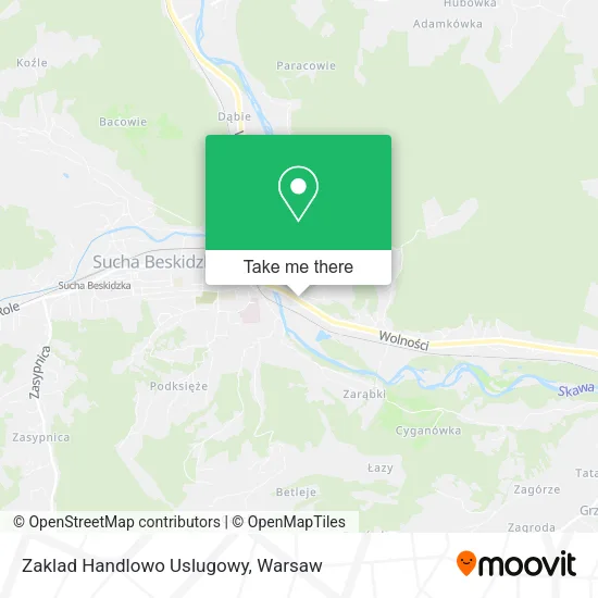 Карта Zaklad Handlowo Uslugowy