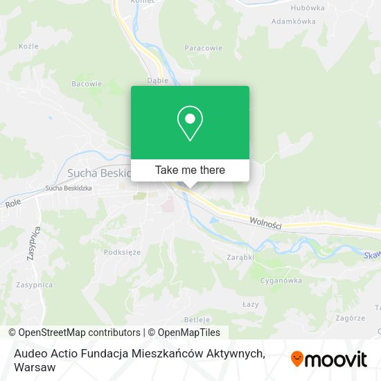 Audeo Actio Fundacja Mieszkańców Aktywnych map