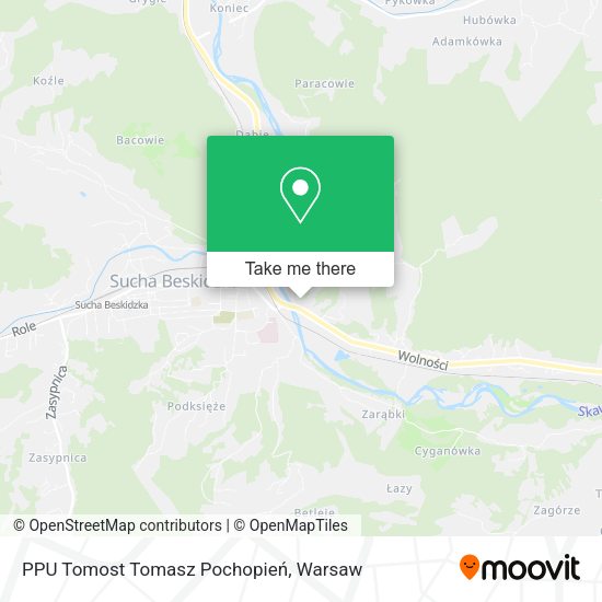 PPU Tomost Tomasz Pochopień map