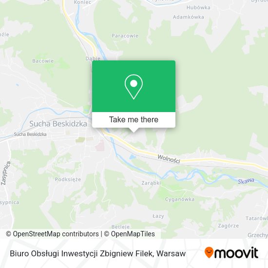 Biuro Obsługi Inwestycji Zbigniew Filek map