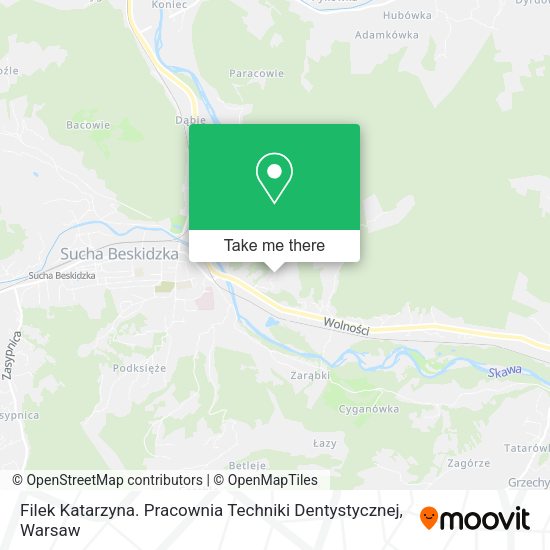 Filek Katarzyna. Pracownia Techniki Dentystycznej map