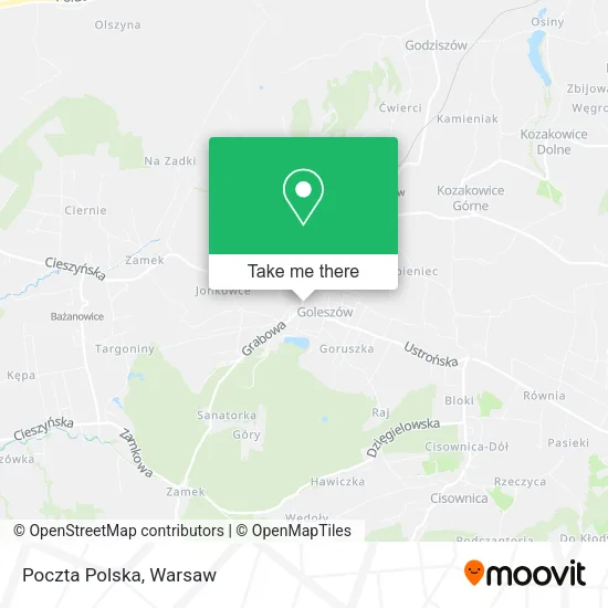 Карта Poczta Polska