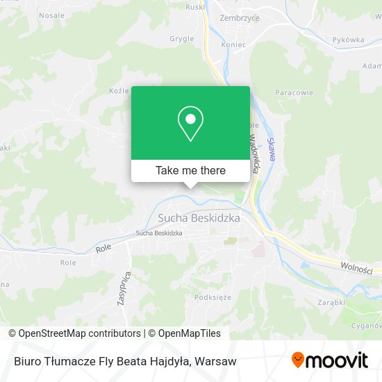 Biuro Tłumacze Fly Beata Hajdyła map