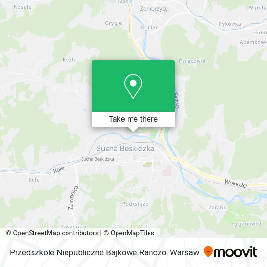 Przedszkole Niepubliczne Bajkowe Ranczo map