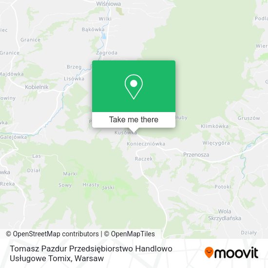 Tomasz Pazdur Przedsiębiorstwo Handlowo Usługowe Tomix map