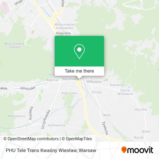 PHU Tele Trans Kwaśny Wiesław map