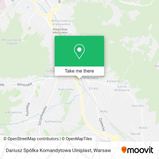 Dariusz Spółka Komandytowa Uiniplast map