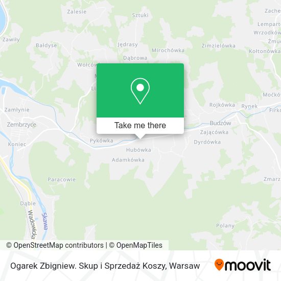 Ogarek Zbigniew. Skup i Sprzedaż Koszy map