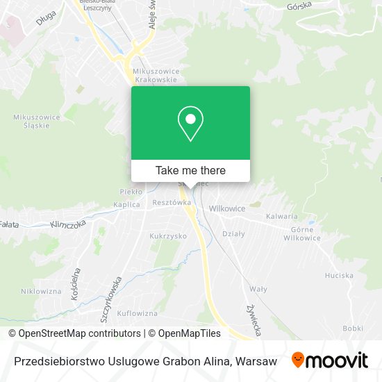 Przedsiebiorstwo Uslugowe Grabon Alina map