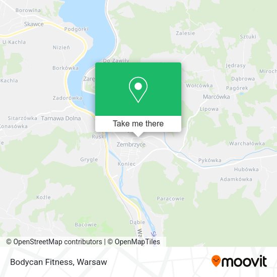 Bodycan Fitness map