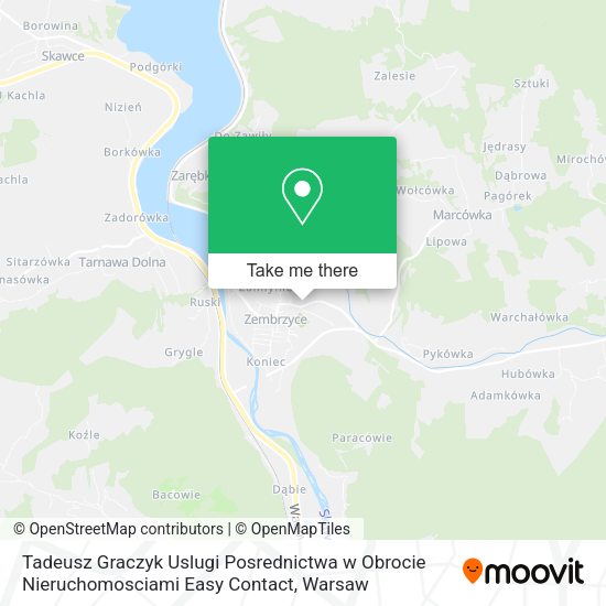 Tadeusz Graczyk Uslugi Posrednictwa w Obrocie Nieruchomosciami Easy Contact map