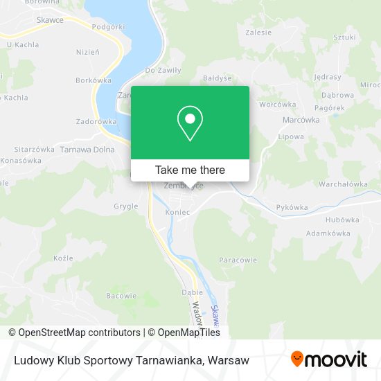 Ludowy Klub Sportowy Tarnawianka map