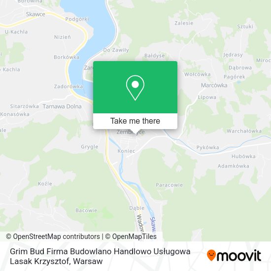 Grim Bud Firma Budowlano Handlowo Usługowa Lasak Krzysztof map