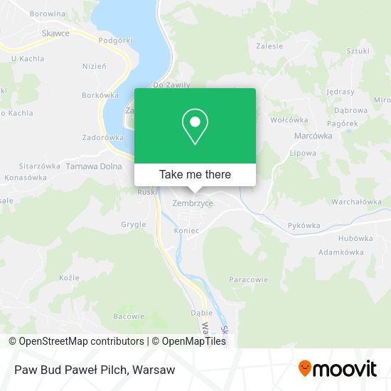 Paw Bud Paweł Pilch map